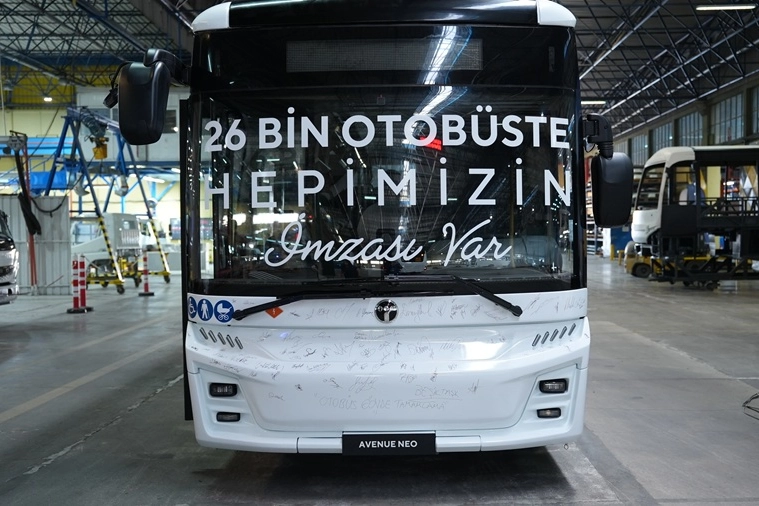 TEMSA&rsquo;nın 26 bininci otob&uuml;s&uuml; banttan indi