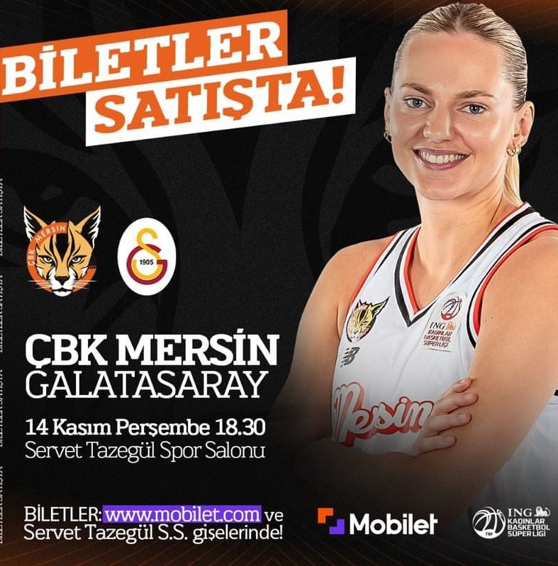 ÇBK MERSİN 14Kasım 'da GALATASARAY  ile karşılaşacak.