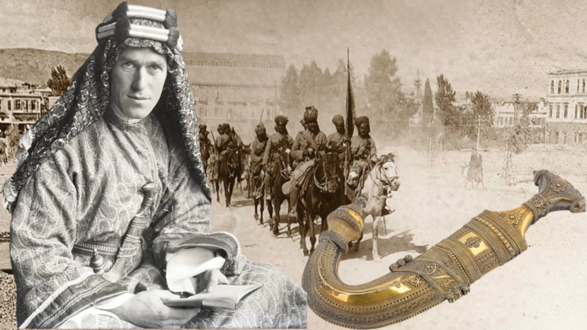 Cübbelerin, sarıkların, şalvarların, örtülerin altında... Lawrence!