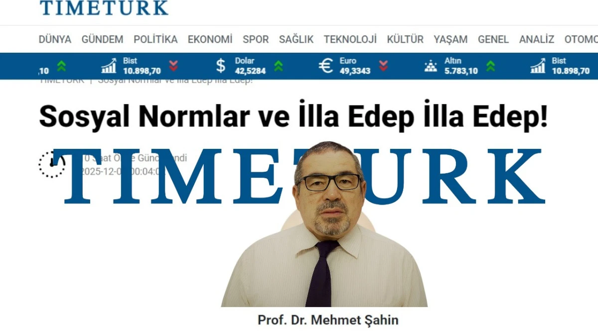 Meğer ilim bir hiçmiş, İlla edep illa edep!