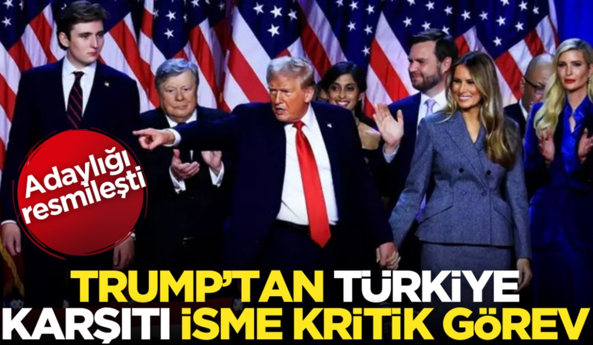 Trump’tan Türkiye karşıtı isme kritik görev! Adaylığı resmileşti